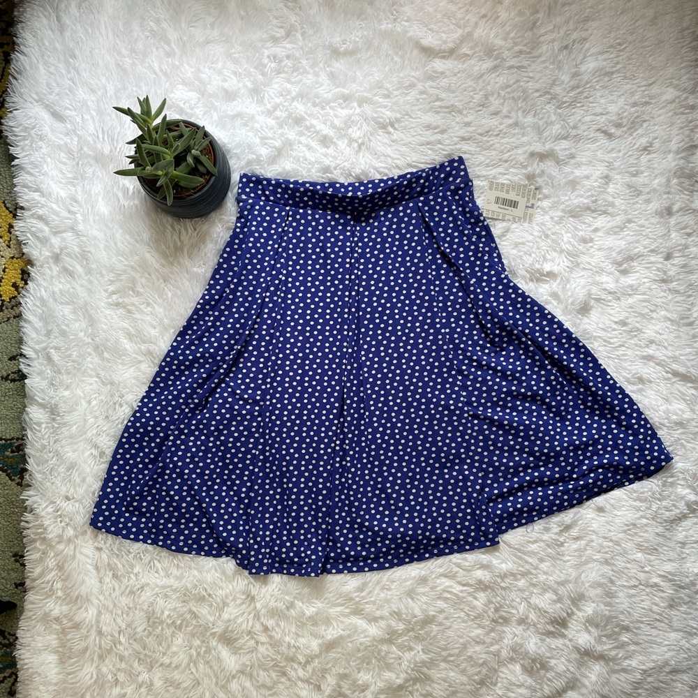 Pleated Full Skirt with POLKA DOTS!